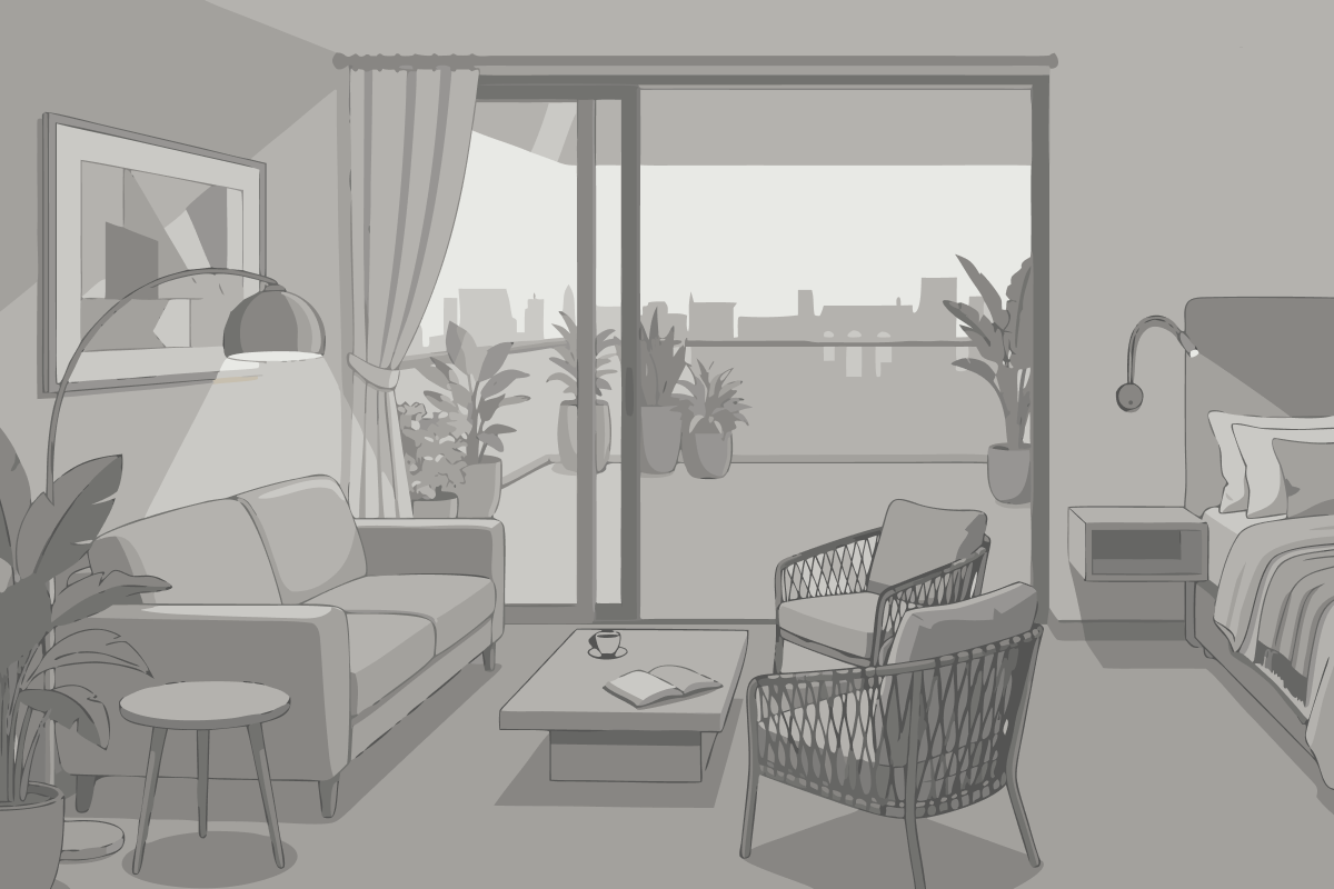 Suite com Vista da Cidade